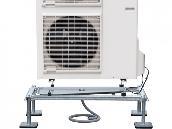 Kondensvann brett ''Pancake'' Innovativt og energisparende dreneringsbrett. Pancake ECO har 2 termostater, hvorav primærtermostaten slår inn ved +3°C . Denne slår inn varmen på halv effekt. Når du trenger mer effekt ved lavere utetemperatur, slår sekundær